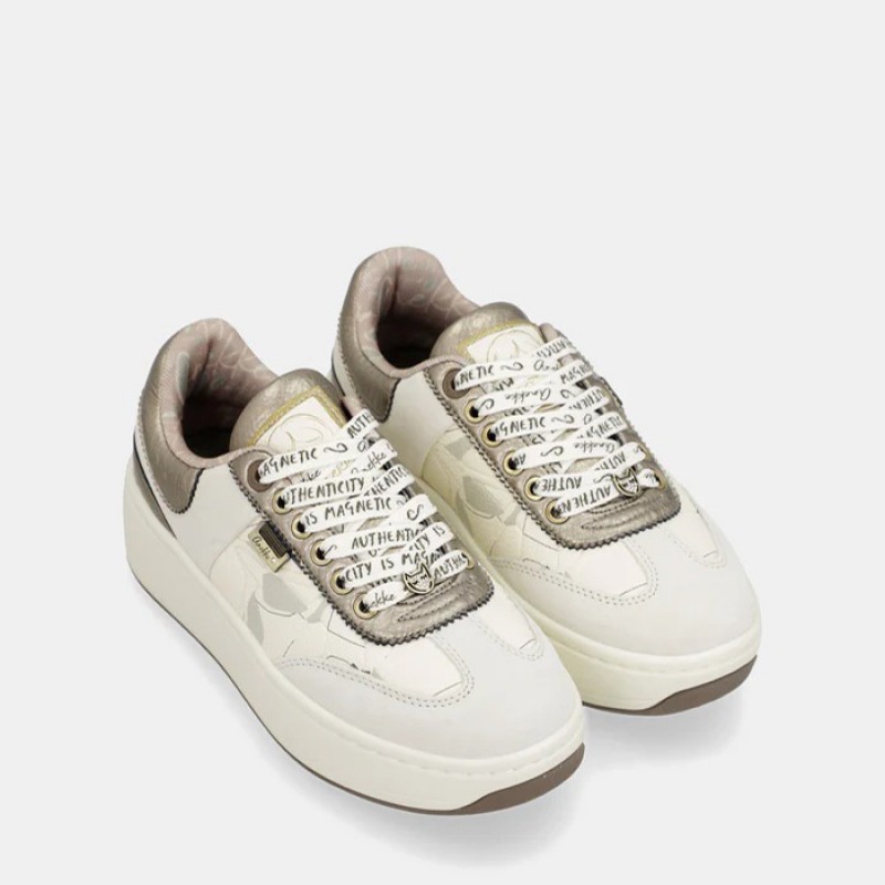 Εκρού Sneakers από την Anekke Παπούτσια