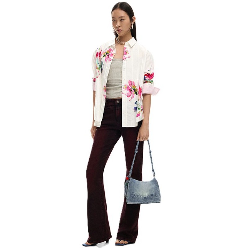 Desiqual denim shoulder bag Bags