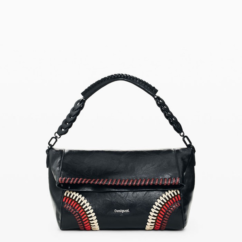 Black clutch bag by Desiqual Bags
