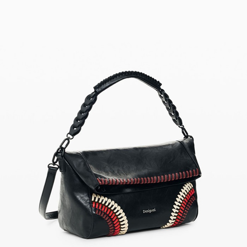 Black clutch bag by Desiqual Bags