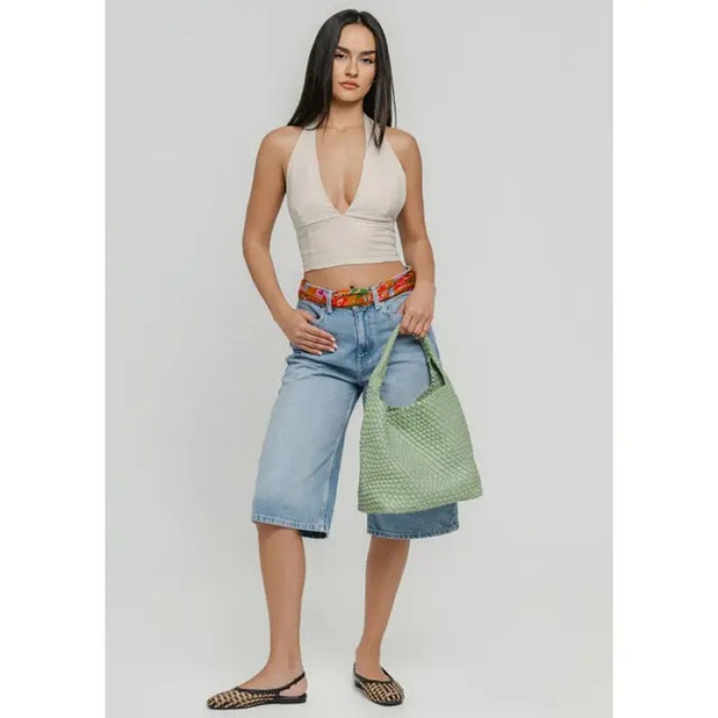 BRAIDED HOBO SHOULDER BAG Τσάντες