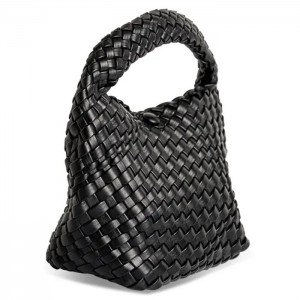 BRAIDED MINI HOBO BAG