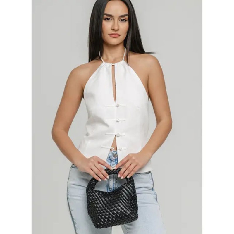 BRAIDED MINI HOBO BAG Τσάντες