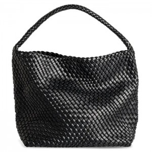 BRAIDED HOBO SHOULDER BAG