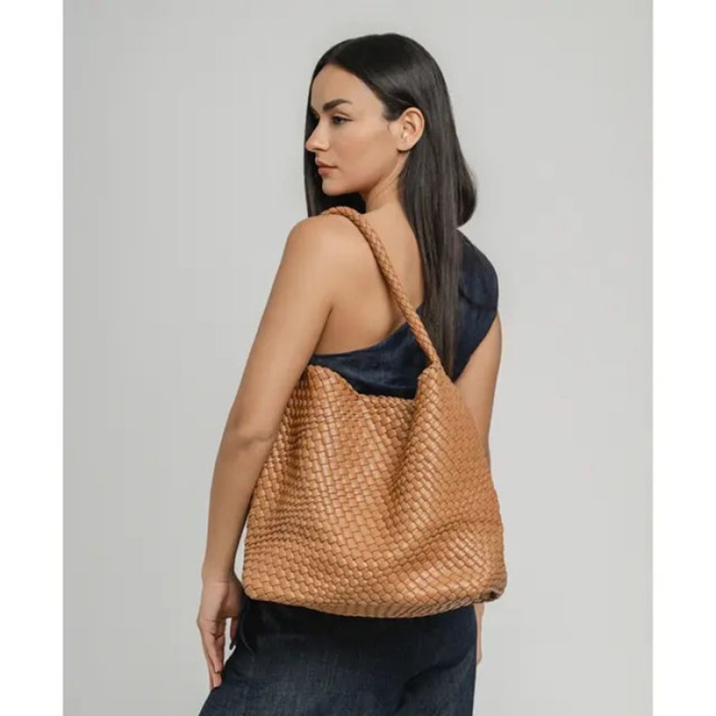 BRAIDED HOBO SHOULDER BAG Τσάντες
