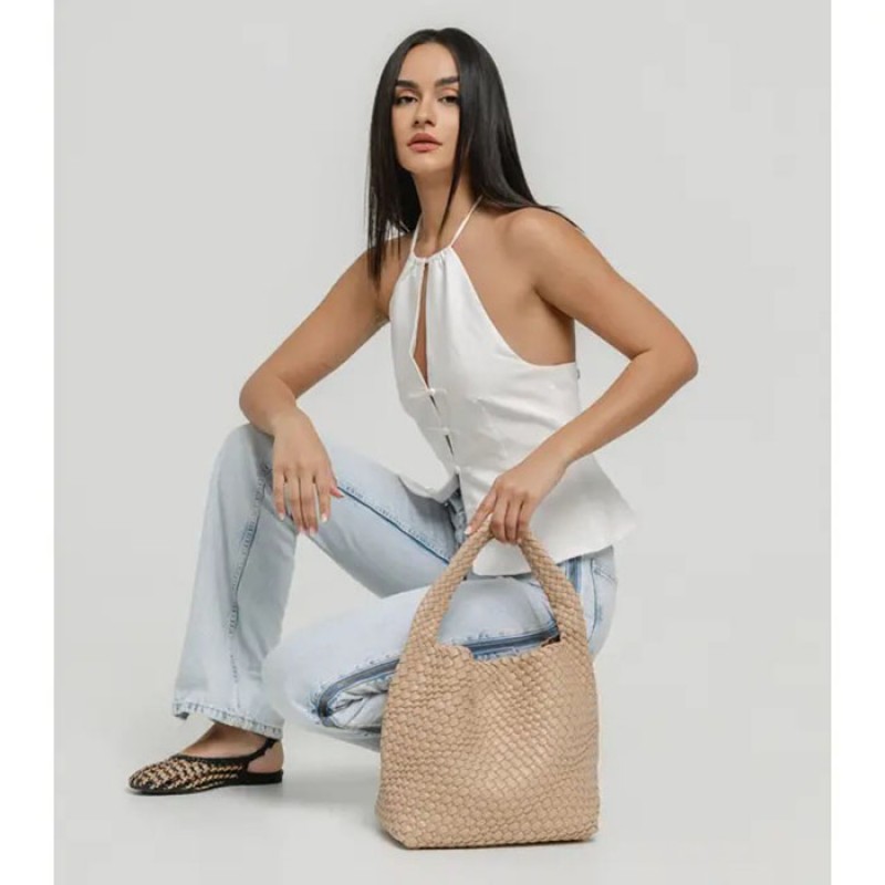 BRAIDED HOBO SHOULDER BAG Τσάντες
