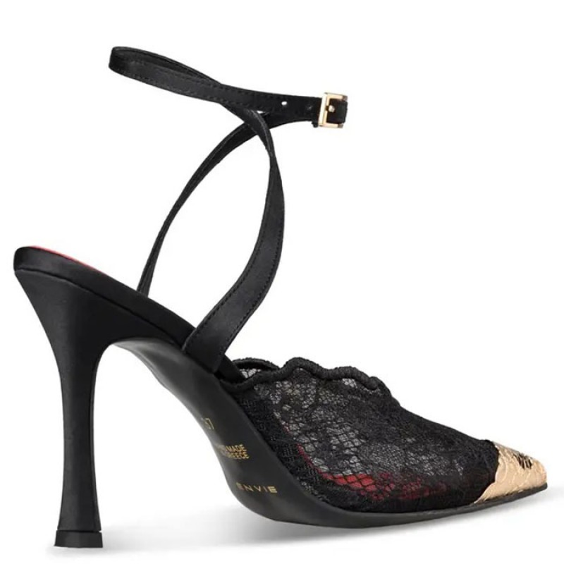 LACE SLINGBACK PUMPS Παπούτσια