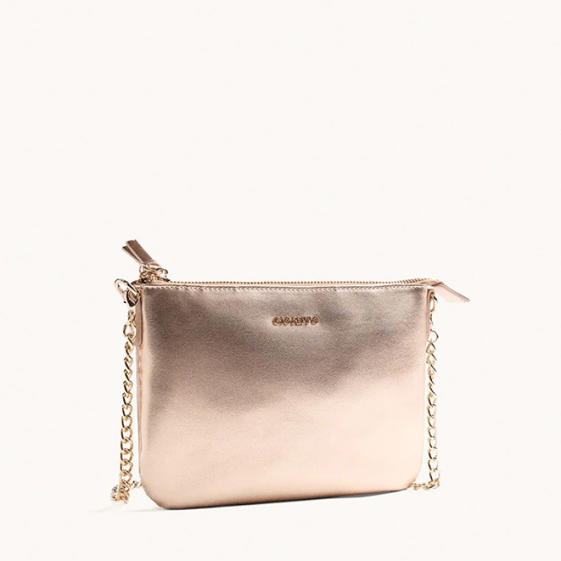 Crossbody bag with metallic finish by Gioseppo Bags