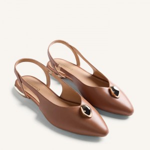 Δερμάτινες μπαλαρίνες Slingback της Gioseppo  