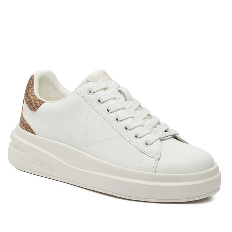 Guess Sneakers Elbina από γνήσιο δέρμα Παπούτσια