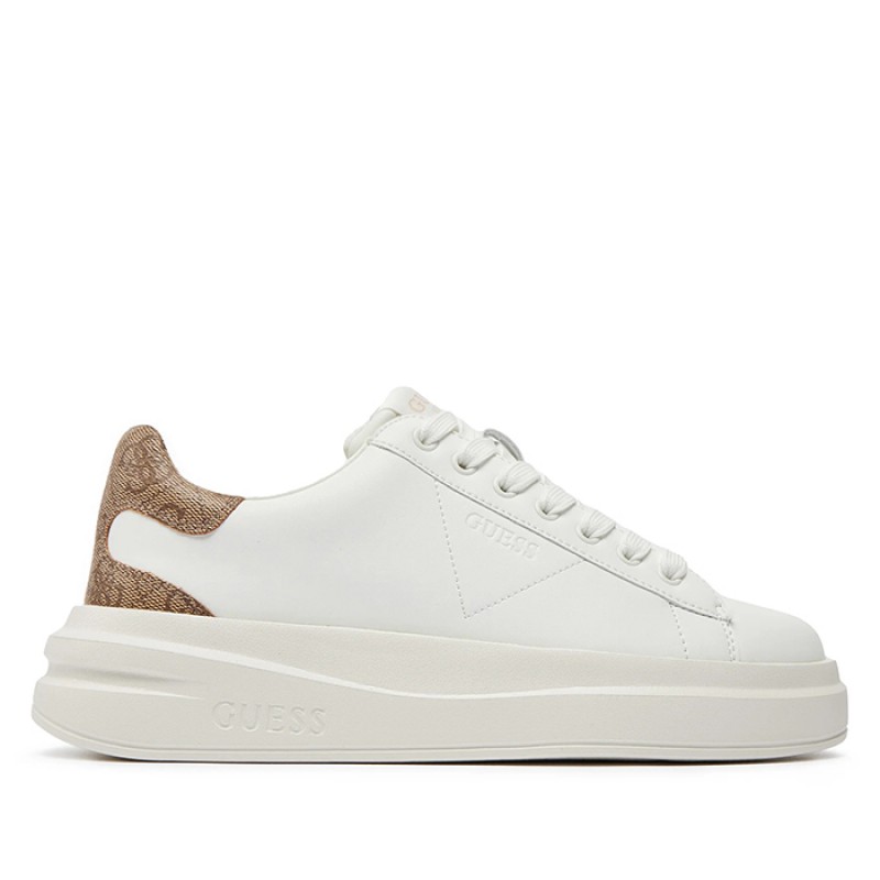 Guess Sneakers Elbina από γνήσιο δέρμα Παπούτσια