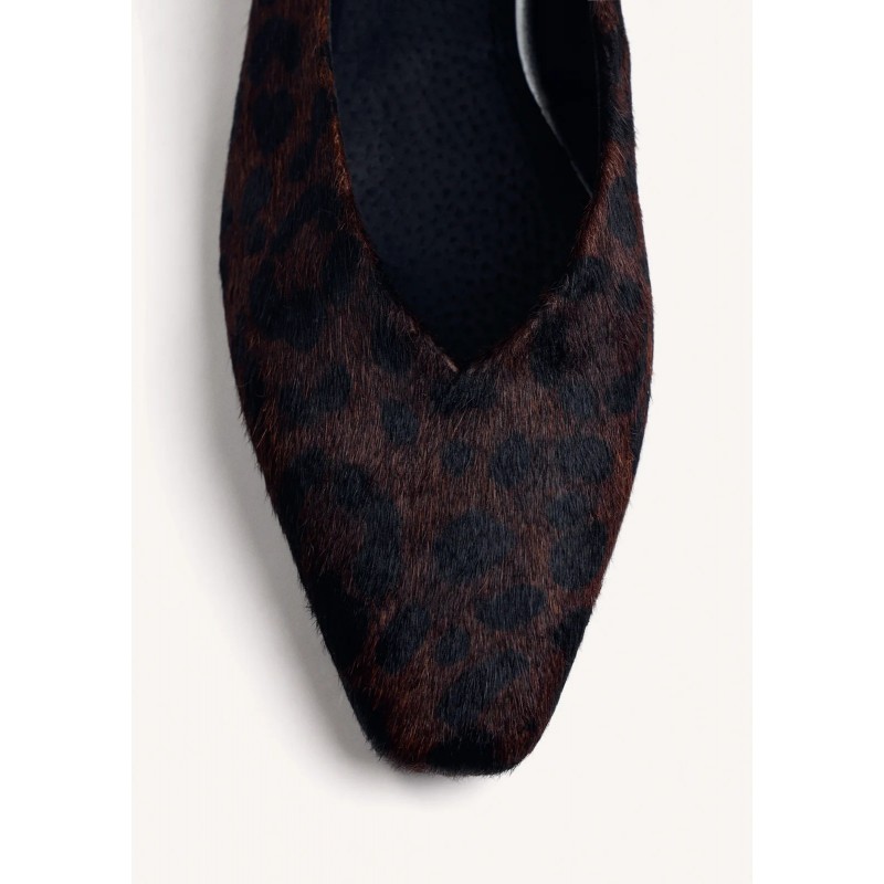 Animal Print δερμάτινες μπαλαρίνες της Gioseppo  Παπούτσια