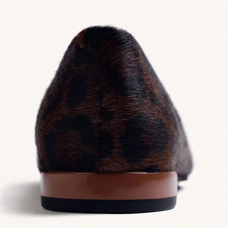Animal Print δερμάτινες μπαλαρίνες της Gioseppo  Παπούτσια