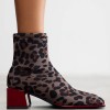 Animal Print ελαστικά μποτάκια της Gioseppo  Παπούτσια