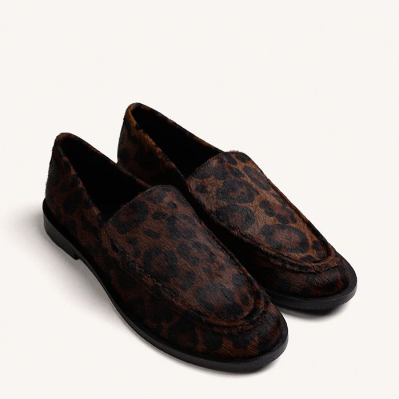 Animal Print δερμάτινα Loafers της Gioseppo  Παπούτσια
