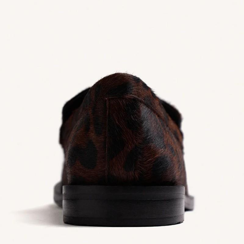 Animal Print δερμάτινα Loafers της Gioseppo  Παπούτσια