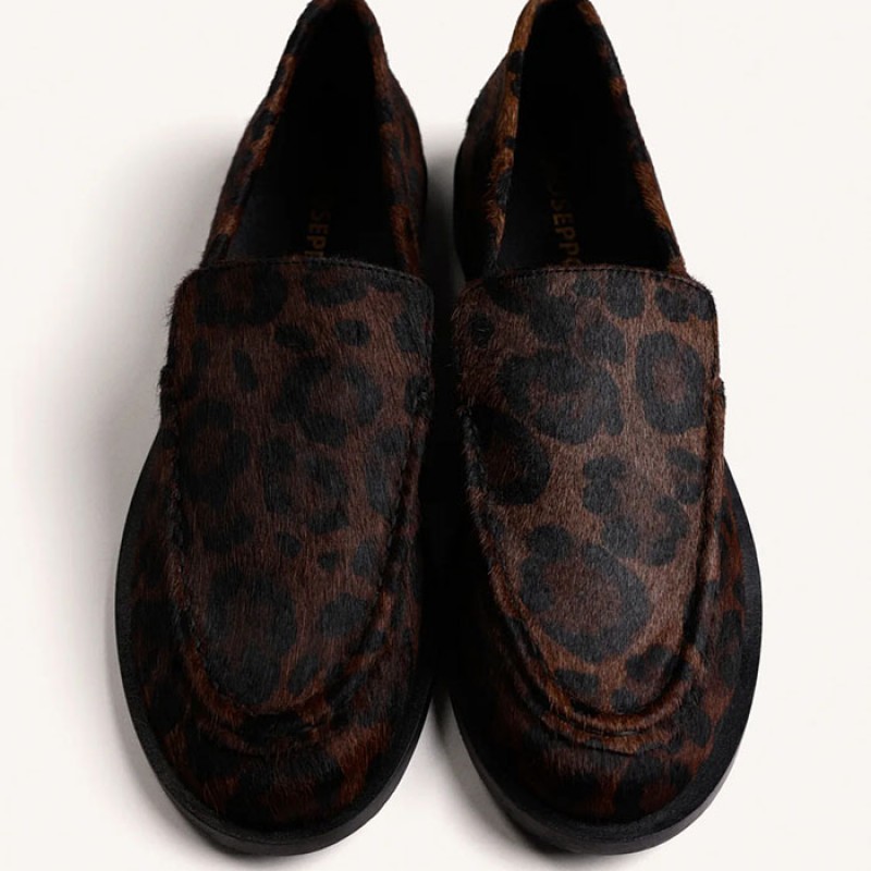 Animal Print δερμάτινα Loafers της Gioseppo  Παπούτσια