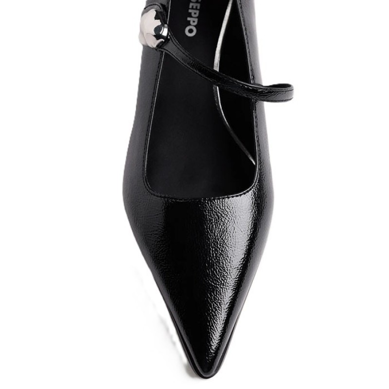 Gioseppo black embellished pumps Shoes