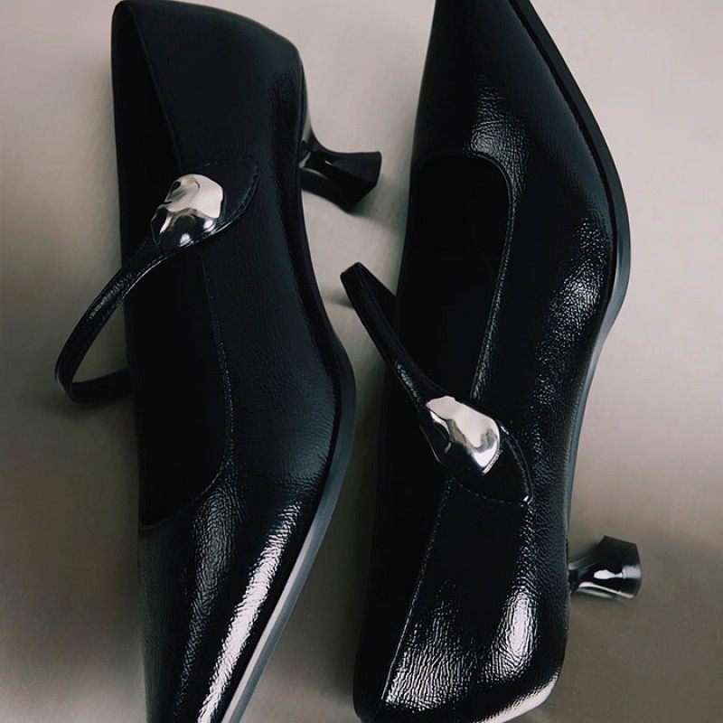 Gioseppo black embellished pumps Shoes