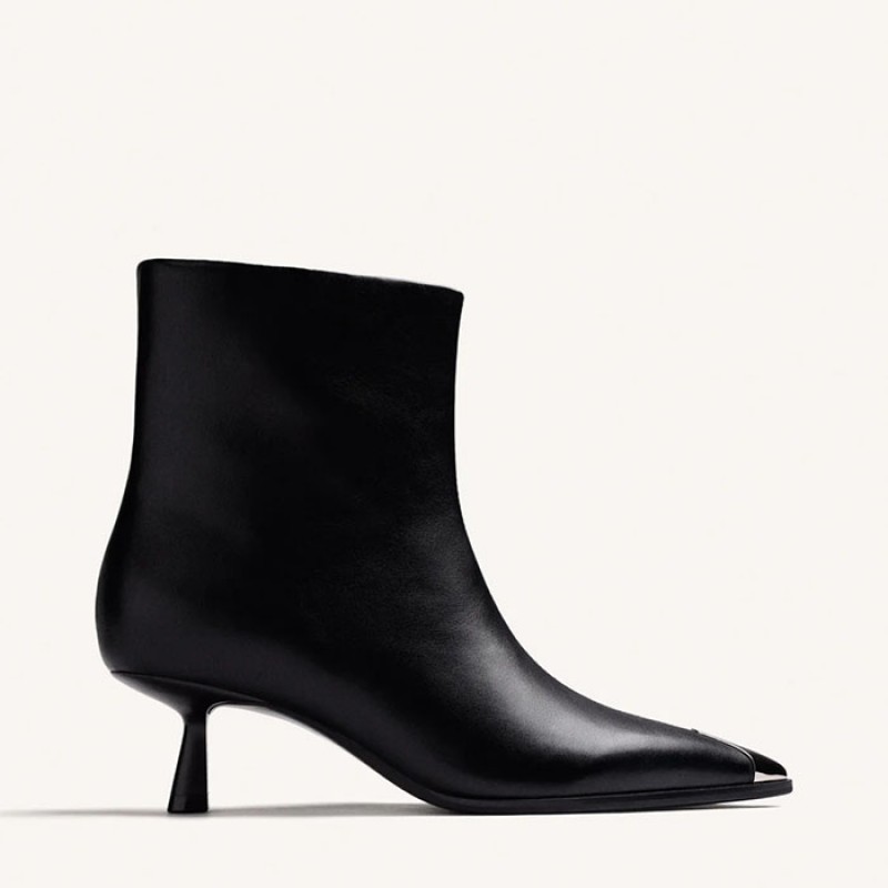 Gioseppo black kitten-heel ankle boots Shoes
