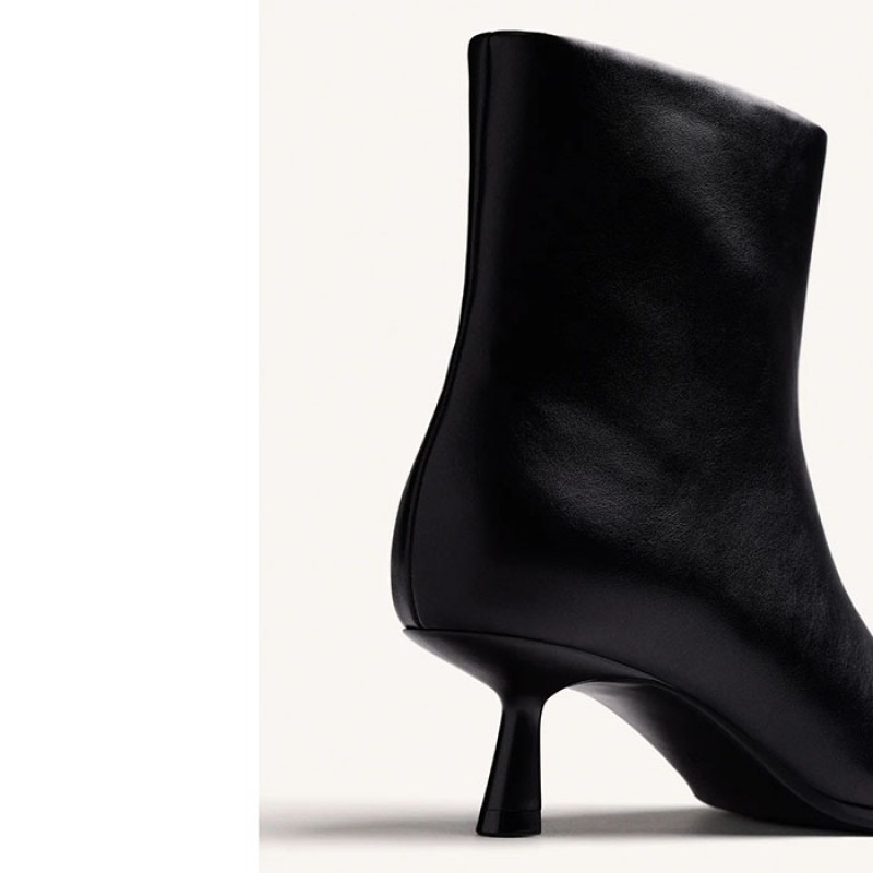 Gioseppo black kitten-heel ankle boots Shoes