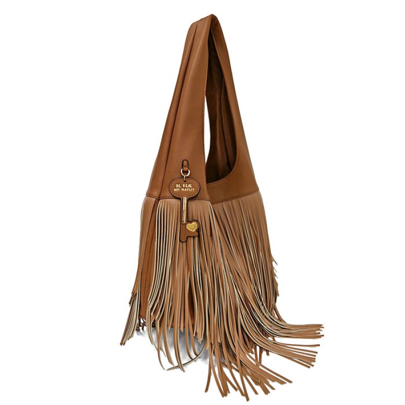 Shopping τσάντα Fringe με κρόσσια της Le Pandorine  Τσάντες
