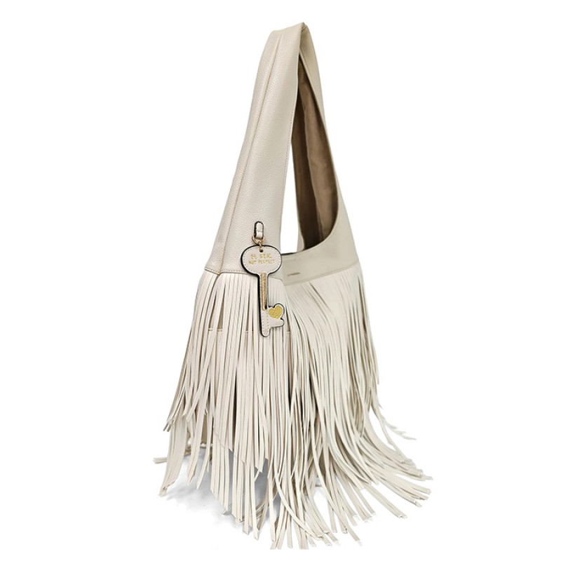 Shopping τσάντα Fringe με κρόσσια της Le Pandorine  Τσάντες