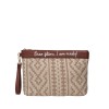 Τσάντα Giulia τύπου clutch από ύφασμα της Le Pandorine  Τσάντες