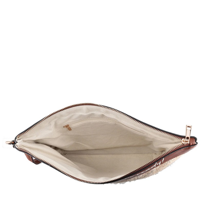 Τσάντα Giulia τύπου clutch από ύφασμα της Le Pandorine  Τσάντες