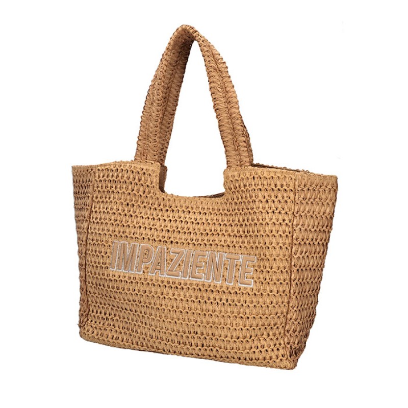 Soley raffia bag by Le Pandorine Bags