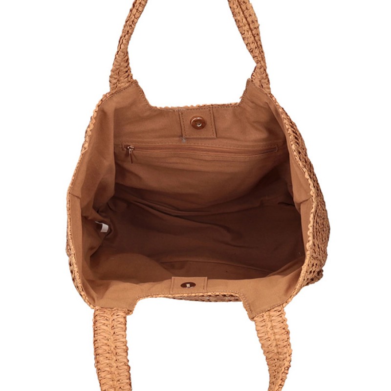 Soley raffia bag by Le Pandorine Bags