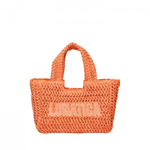 Mini τσάντα Soley από raffia της Le Pandorine 