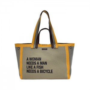 Shopping τσάντα Charlie με διπλή λαβή της Le Pandorine 