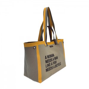 Shopping τσάντα Charlie με διπλή λαβή της Le Pandorine 