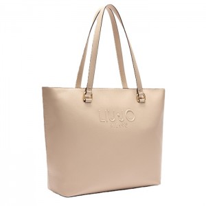Beige Shopping Bag της LIUJO  Beige Shopping Bag της LIUJO