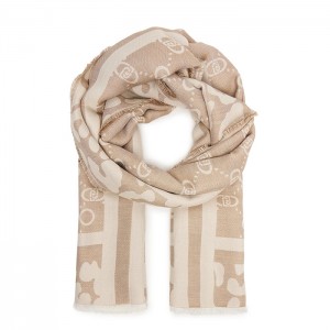 Κασκόλ Stola Jacquard Mon της LIUJO  Κασκόλ Stola Jacquard Mon της LIUJO