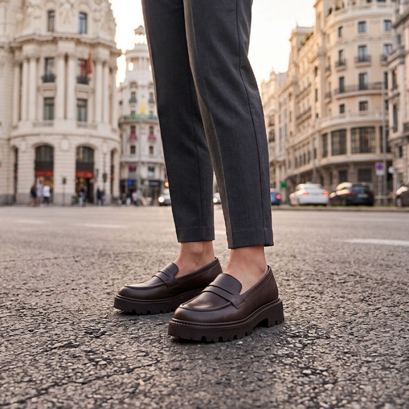 Δερμάτινα Loafers της Mago  Παπούτσια