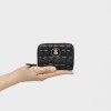 Medium-sized TOUS Sherton wallet in black embossed leather Accessoris