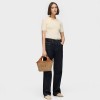 Medium-sized TOUS Lirio Rafia basket bag in camel color Bags