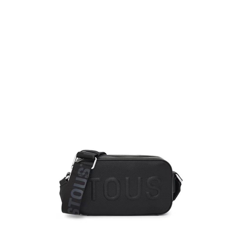 TOUS La Rue New reporter crossbody bag in black Bags