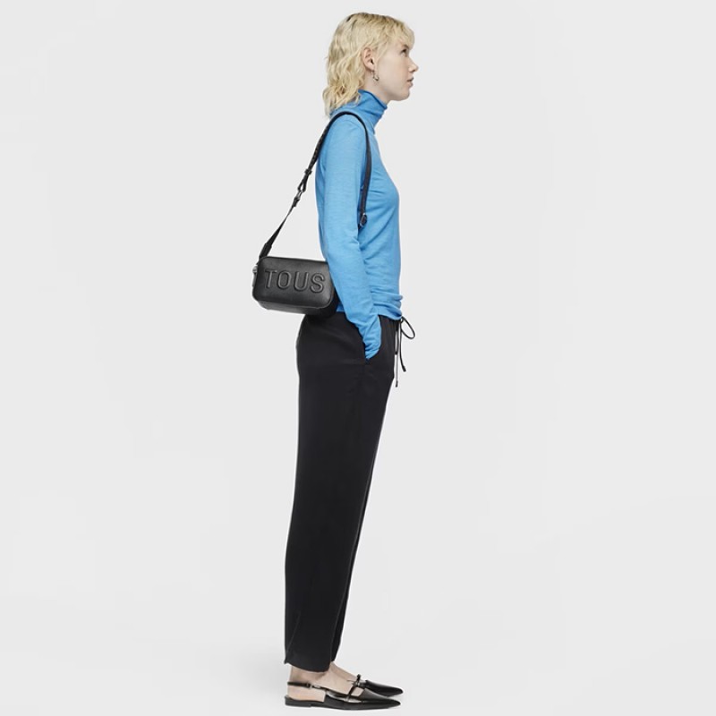 TOUS La Rue New reporter crossbody bag in black Bags