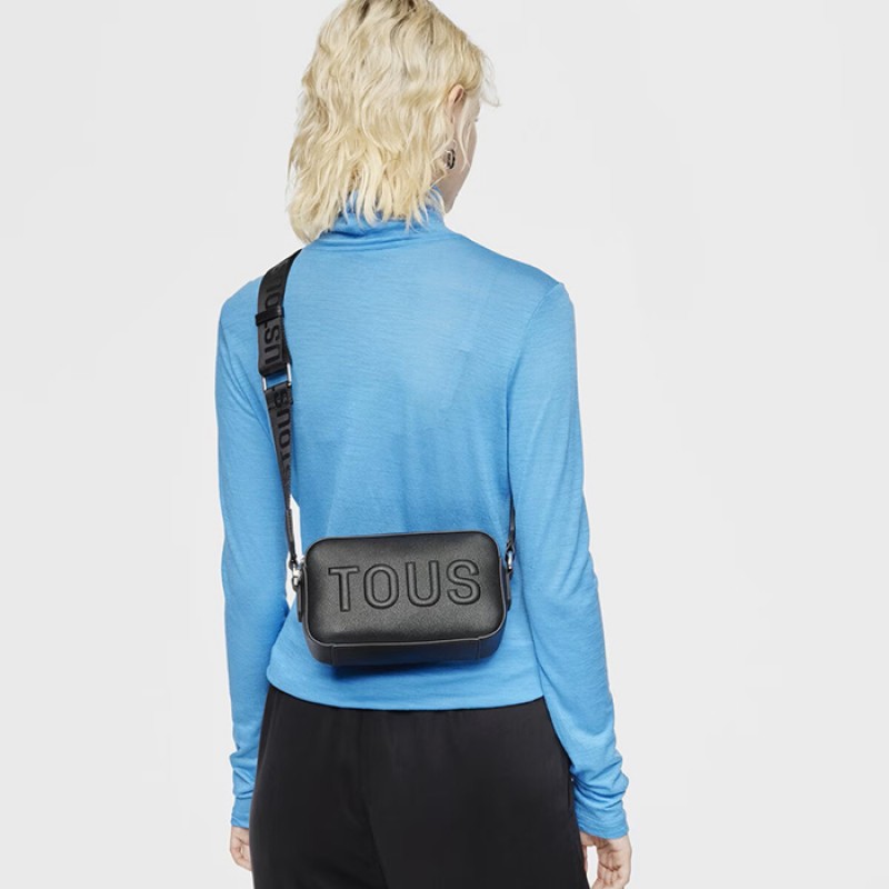 TOUS La Rue New reporter crossbody bag in black Bags