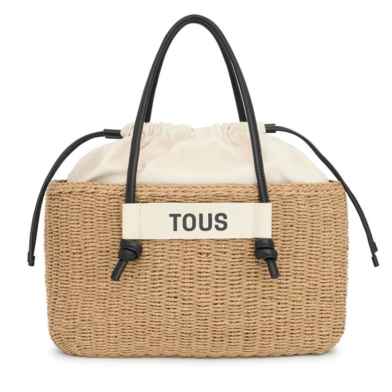 Large Scoubidou Basket Bag in Black Bags