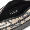 Τσάντα ρεπόρτερ χιαστί Kaos Pix Soft σε μπέζ χρώμα Τσάντες