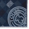 Μπλέ ζακάρ Φουλάρι Kaos Mini Stamp Αξεσουάρ