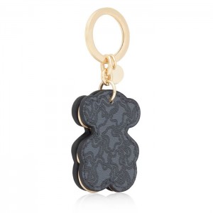 Black Triple Bear keychain featuring the "Triple Bear" design