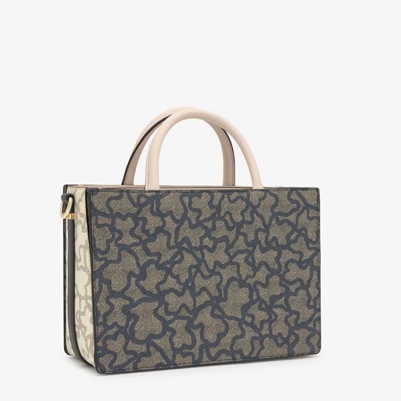 Μεσαίου μεγέθους τσάντα shopper Amaya Kaos Icon σε μαύρο χρώμα Τσάντες