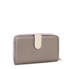 Medium New Dubai Saffiano Wallet in Silver Accessoris