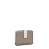 Small New Dubai Saffiano Wallet in Silver Accessoris