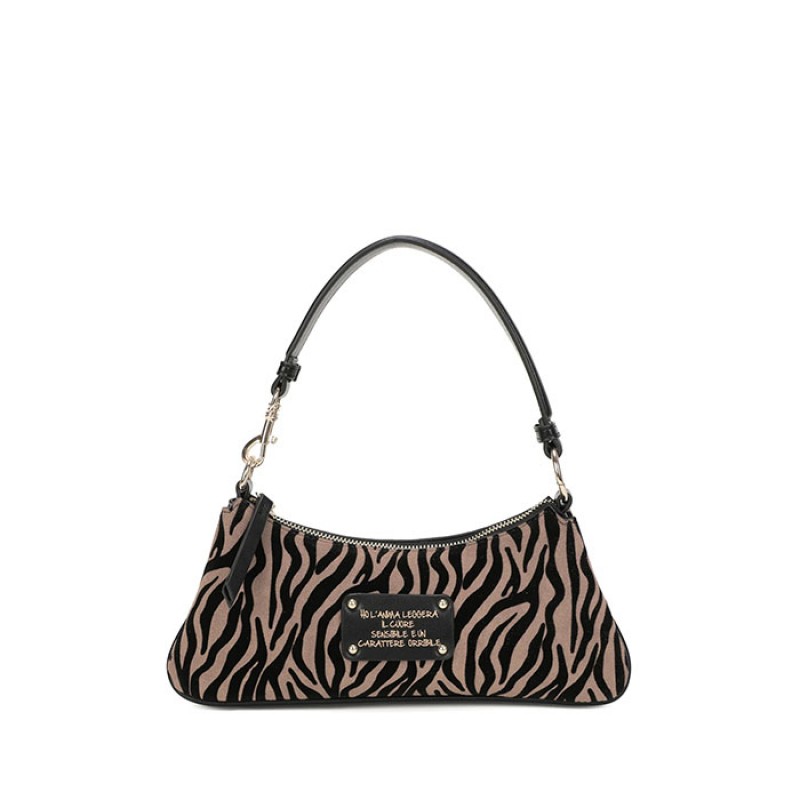 Τσάντα ώμου Vicky σε animal print Τσάντες